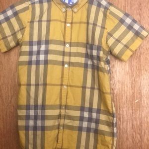 Authentic Burberry Plaid Shirt